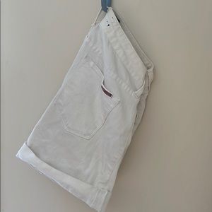 White Hudson Jean shorts